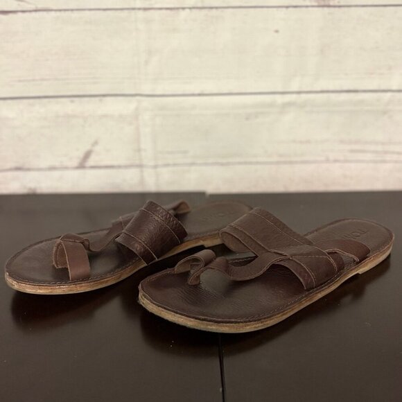 TOMS Brown Boho Sandals US10 - Picture 2 of 6